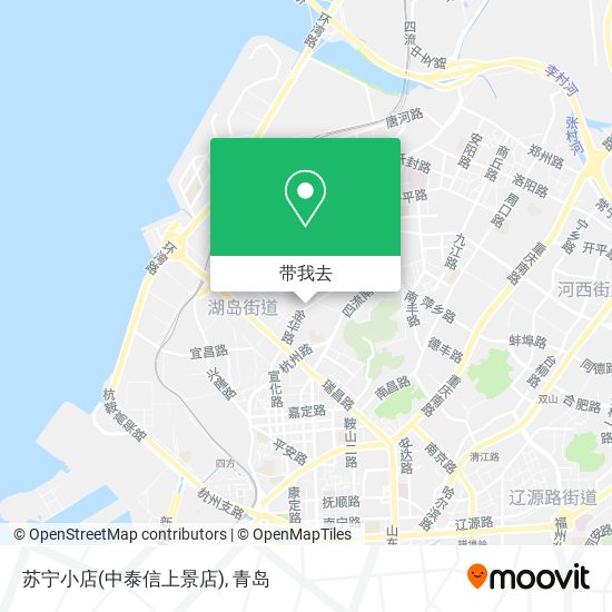 苏宁小店(中泰信上景店)地图