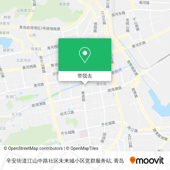 辛安街道江山中路社区未来城小区党群服务站地图