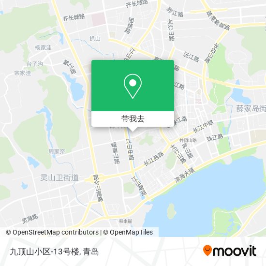 九顶山小区-13号楼地图