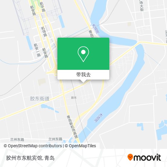 胶州市东航宾馆地图