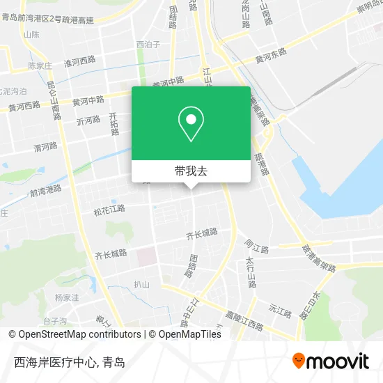 西海岸医疗中心地图