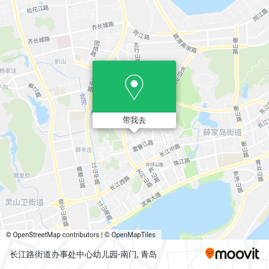 长江路街道办事处中心幼儿园-南门地图