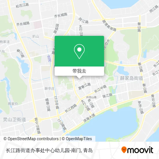 长江路街道办事处中心幼儿园-南门地图