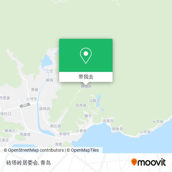 砖塔岭居委会地图