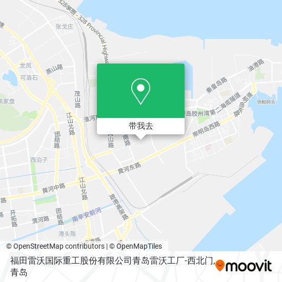 福田雷沃国际重工股份有限公司青岛雷沃工厂-西北门地图