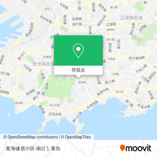黄海缘居小区-南2门地图