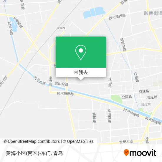 黄海小区(南区)-东门地图