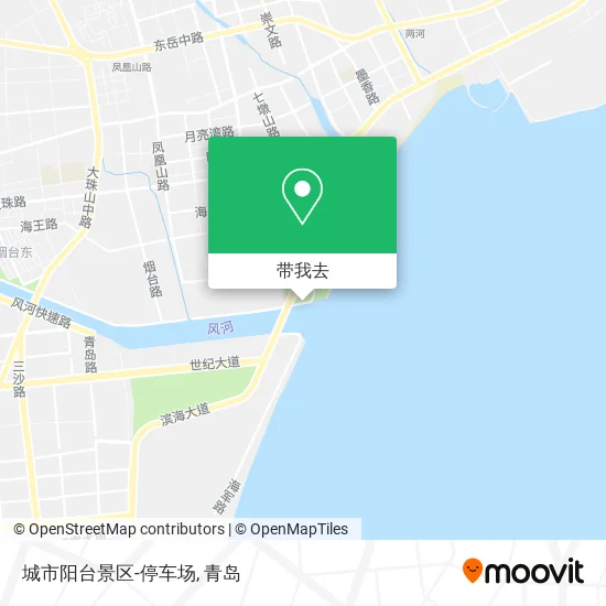 城市阳台景区-停车场地图