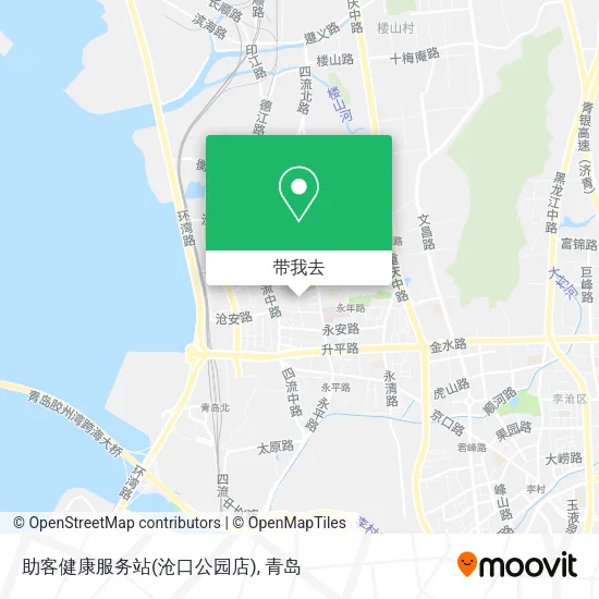 助客健康服务站(沧口公园店)地图