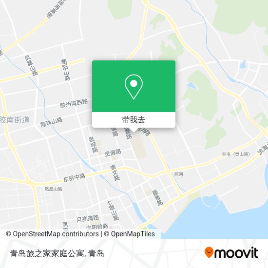 青岛旅之家家庭公寓地图