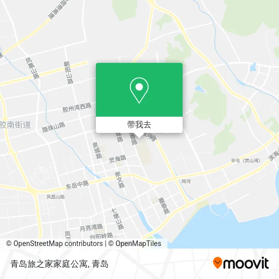 青岛旅之家家庭公寓地图