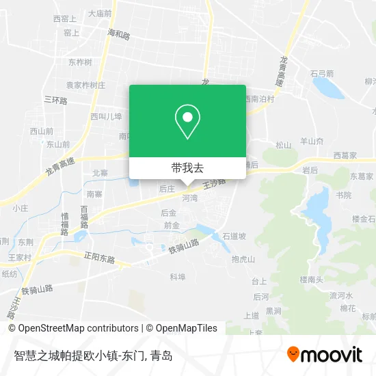 智慧之城帕提欧小镇-东门地图