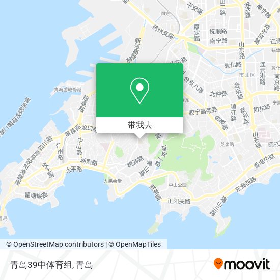 青岛39中体育组地图