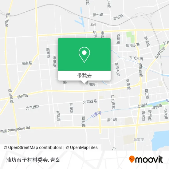 油坊台子村村委会地图