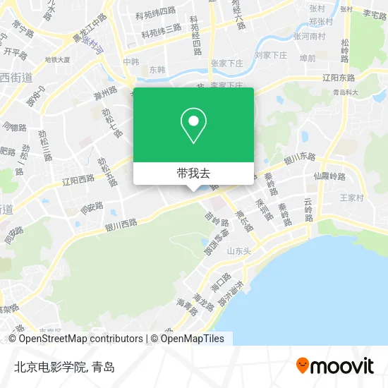 北京电影学院地图