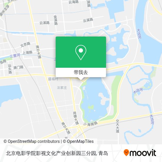 北京电影学院影视文化产业创新园三分园地图