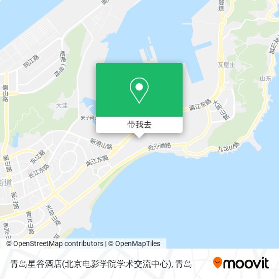 青岛星谷酒店(北京电影学院学术交流中心)地图