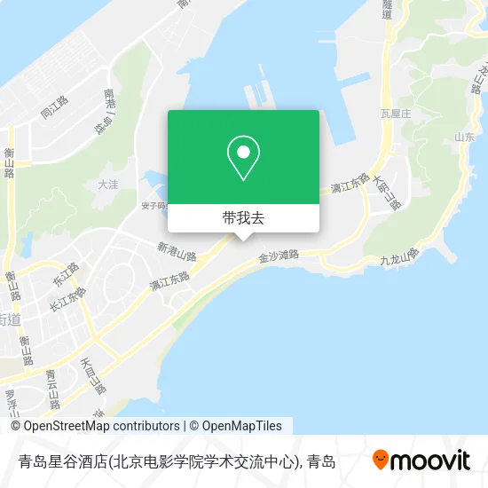青岛星谷酒店(北京电影学院学术交流中心)地图