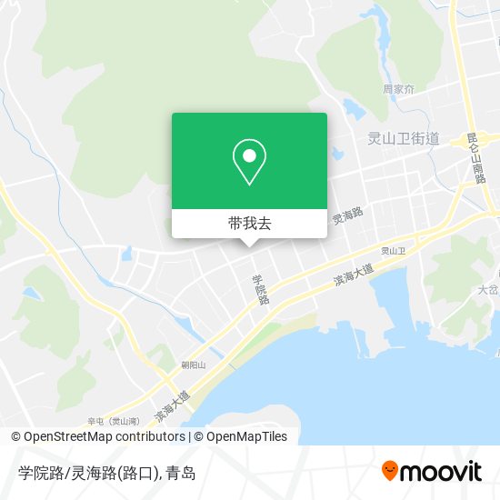 学院路/灵海路(路口)地图