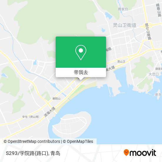 S293/学院路(路口)地图