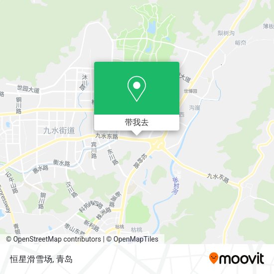 恒星滑雪场地图
