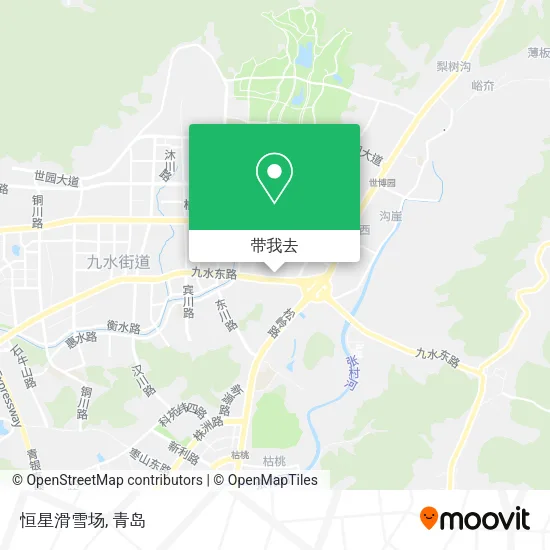 恒星滑雪场地图