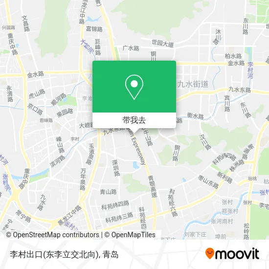 李村出口(东李立交北向)地图