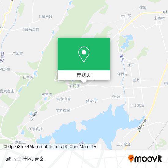 藏马山社区地图