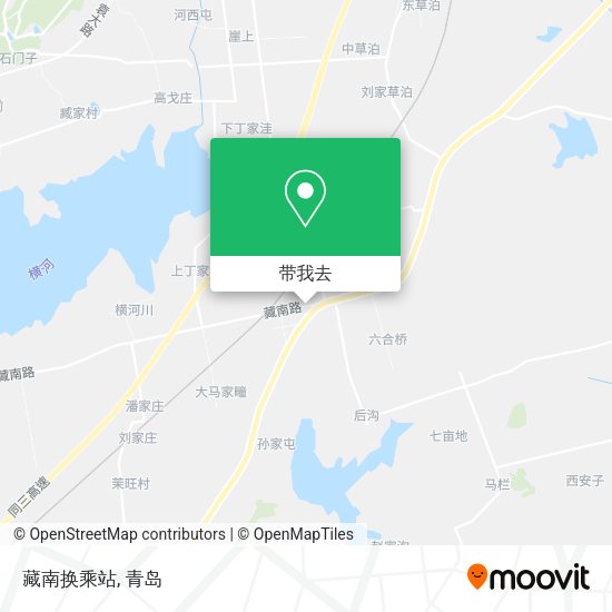 藏南换乘站地图