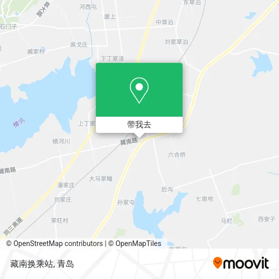 藏南换乘站地图