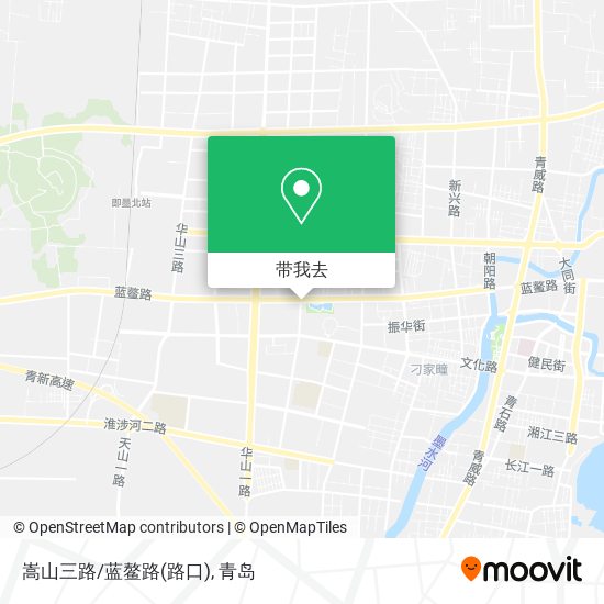 嵩山三路/蓝鳌路(路口)地图