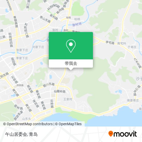 午山居委会地图