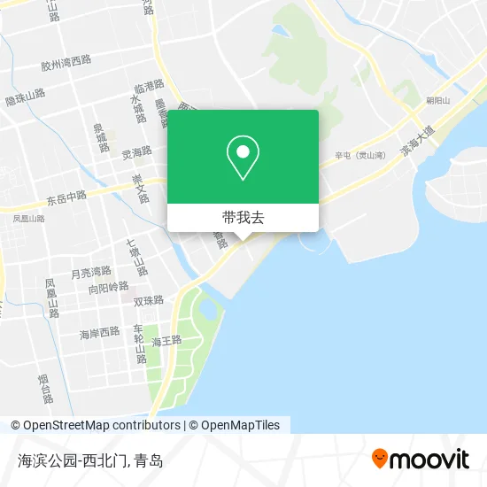 海滨公园-西北门地图
