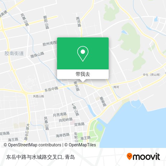东岳中路与水城路交叉口地图