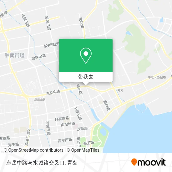 东岳中路与水城路交叉口地图