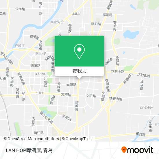 LAN HOP啤酒屋地图