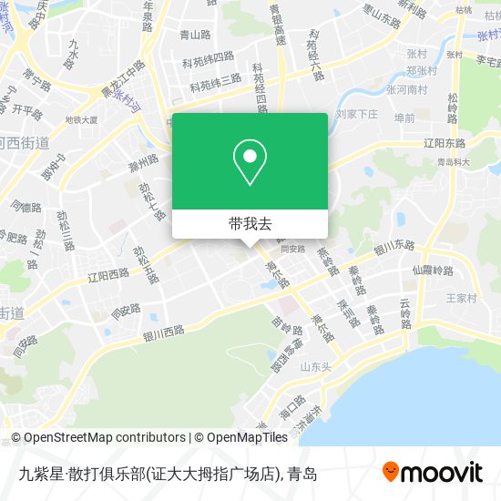 九紫星·散打俱乐部(证大大拇指广场店)地图