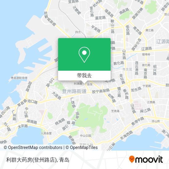 利群大药房(登州路店)地图