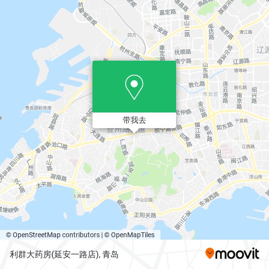 利群大药房(延安一路店)地图