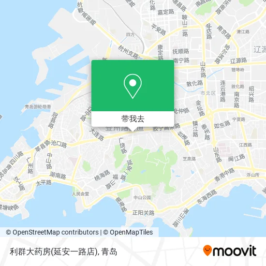 利群大药房(延安一路店)地图