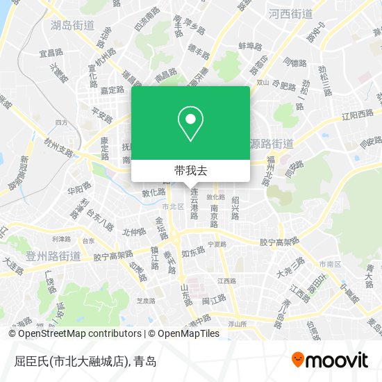 屈臣氏(市北大融城店)地图