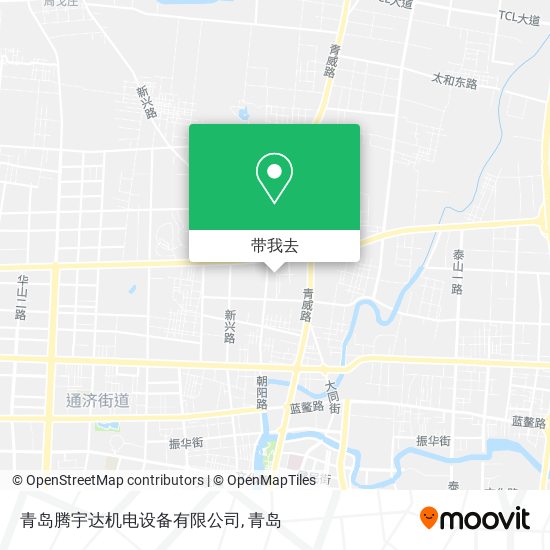 青岛腾宇达机电设备有限公司地图