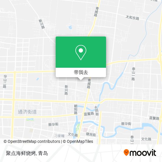 聚点海鲜烧烤地图