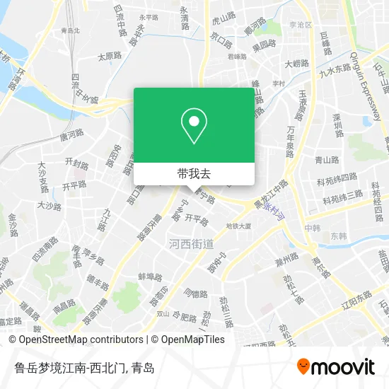 鲁岳梦境江南-西北门地图