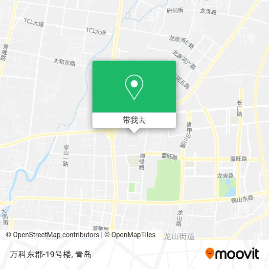万科东郡-19号楼地图
