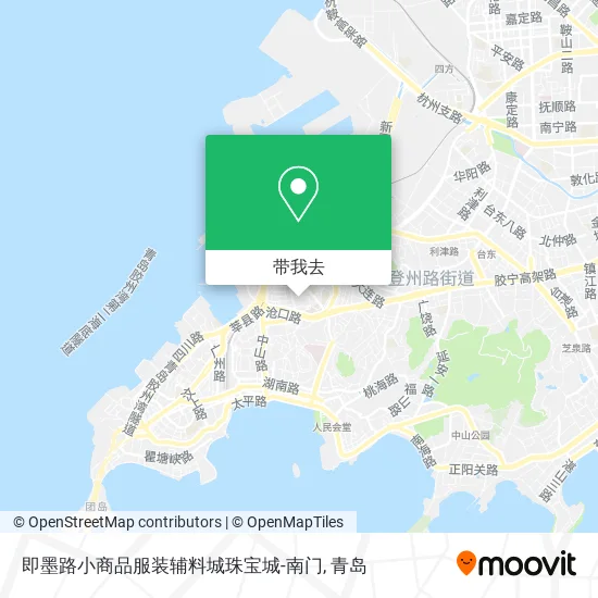 即墨路小商品服装辅料城珠宝城-南门地图