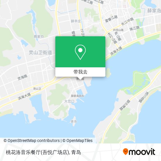 桃花洛音乐餐厅(吾悦广场店)地图