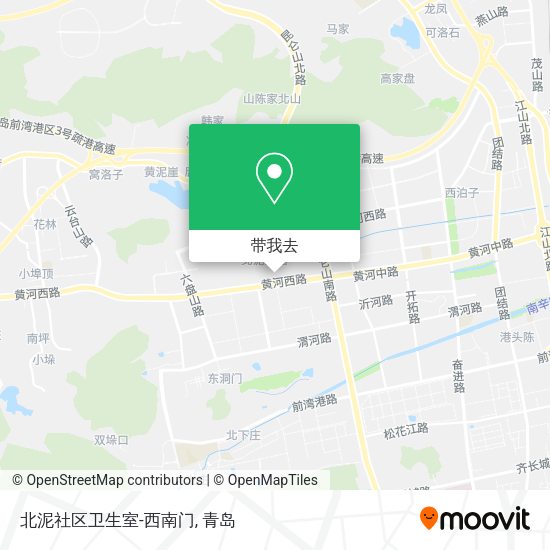 北泥社区卫生室-西南门地图