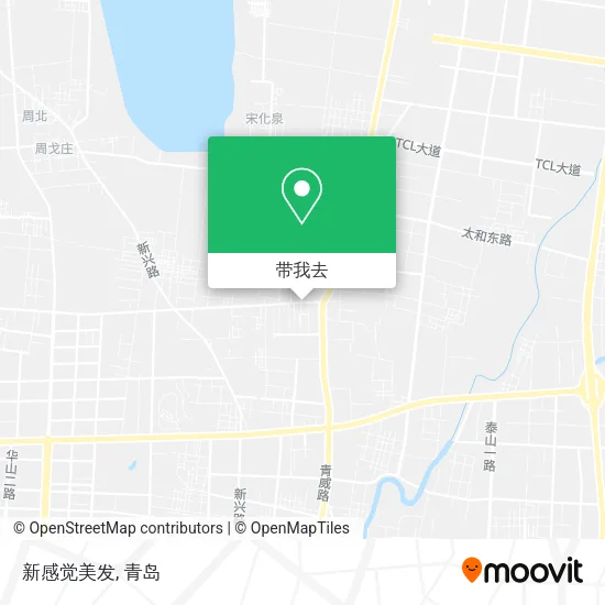 新感觉美发地图