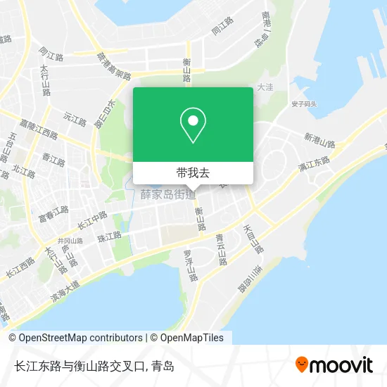 长江东路与衡山路交叉口地图